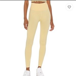 REVOLVE Spiritual Gangster Ribbed Pastel Yellow Leggings